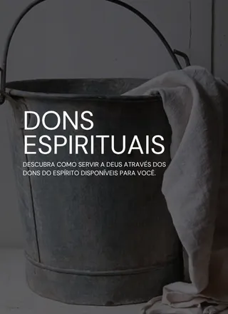 Capa do curso Dons Espirituais