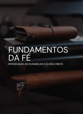 Capa do curso Fundamentos da Fé