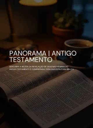 Capa do curso Panorama do Antigo Testamento